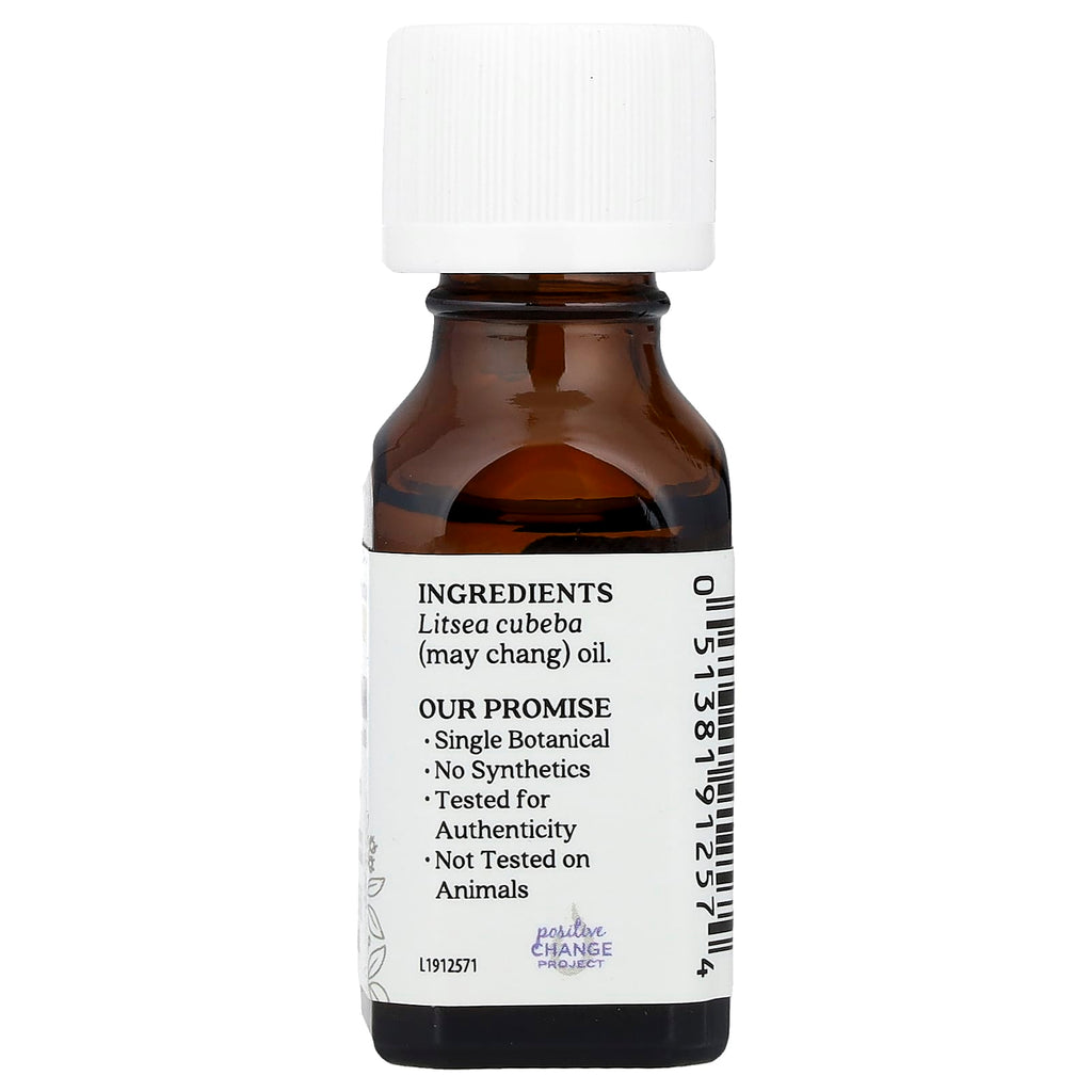 Aura Cacia, Pure Essential Oil, May Chang, 0.5 fl oz (15 ml)