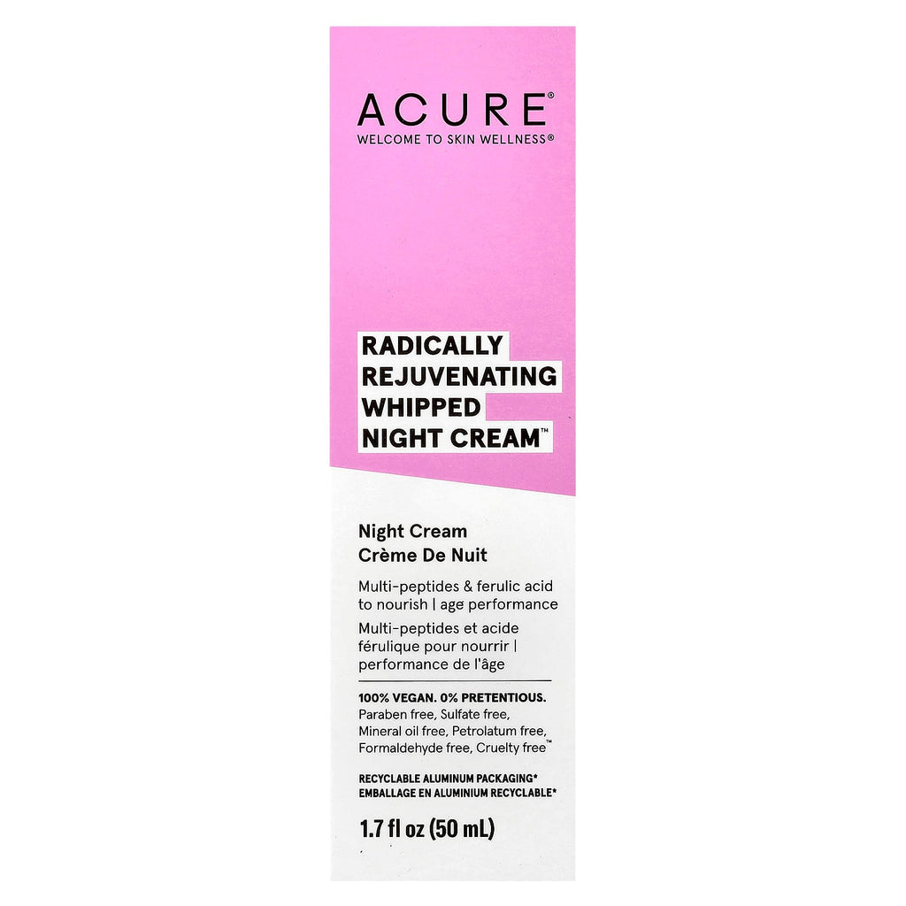 ACURE, Radically Rejuvenating Whipped Night Cream™, 1.7 fl oz (50 ml)