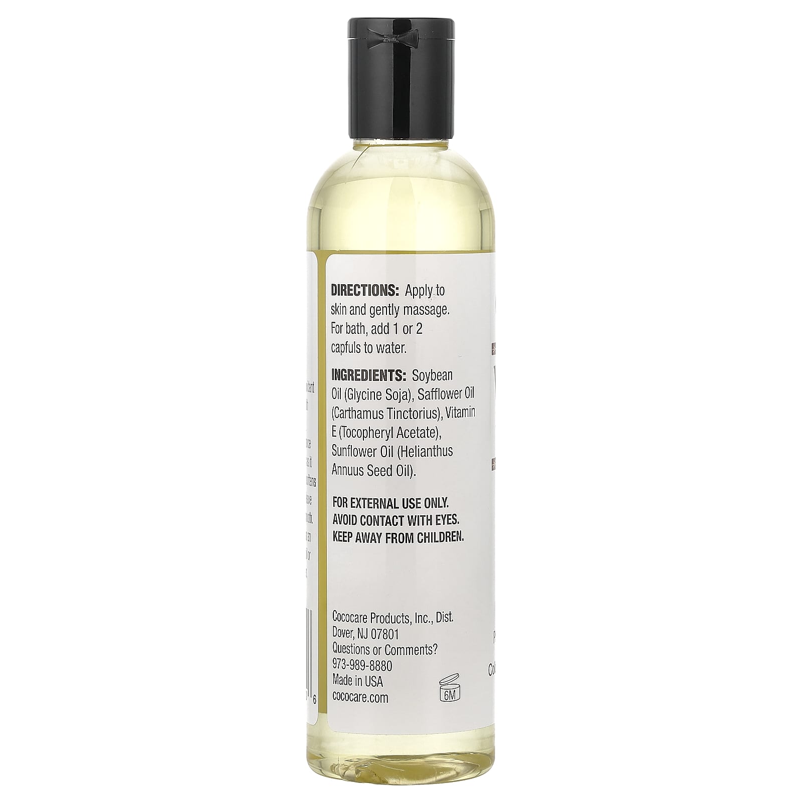 Cococare, Vitamin E Antioxidant Body Oil, Fragrance Free, 8.5 fl oz (250 ml)