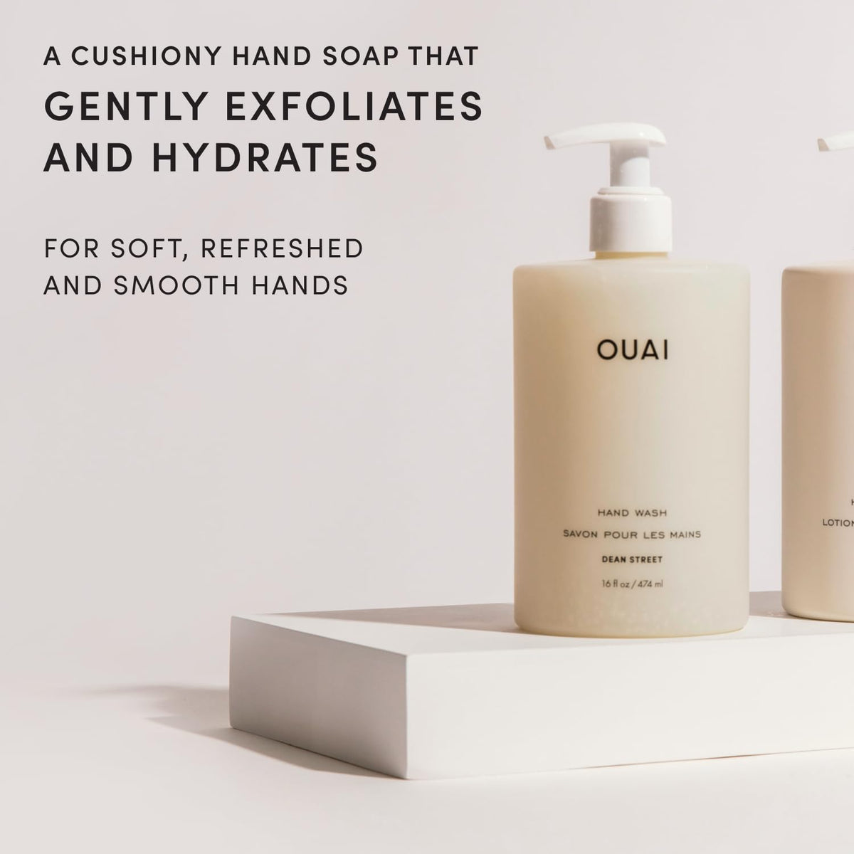 OUAI Dean Street Hand Wash Liquid Hand Soap with Jojoba, Avocado & Rosehip Oil