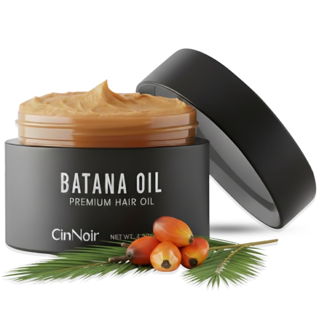 Dr Sebi Batana Oil for Hair Growth, Raw Organic Cold-Pressed Hair Oil, 4.23 oz