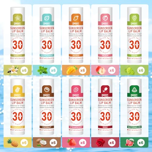 DMSKY SPF 30 Sunscreen Lip Balm with Vitamin E