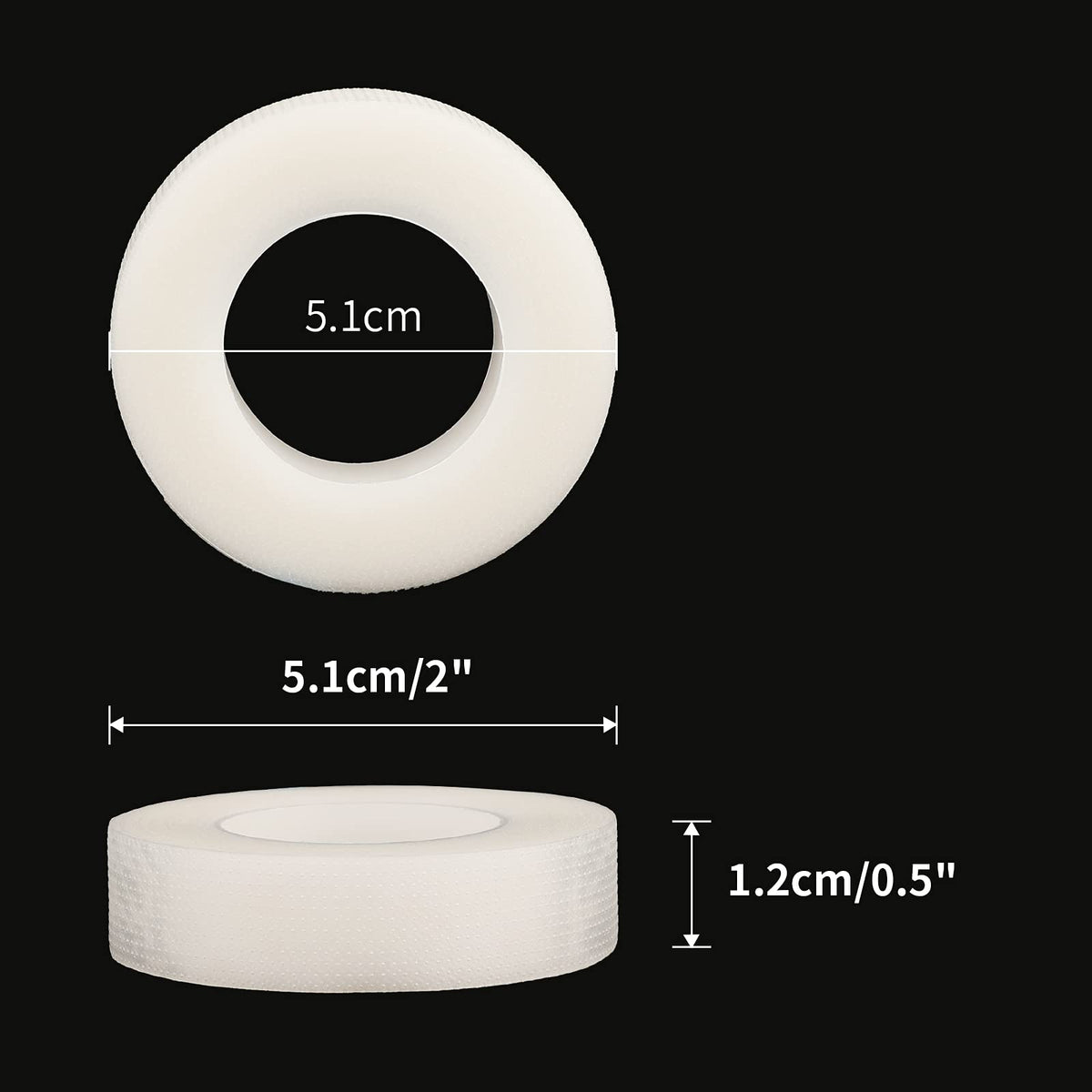 GCQQ Clear Eyelash Extension Tape, 6 Rolls