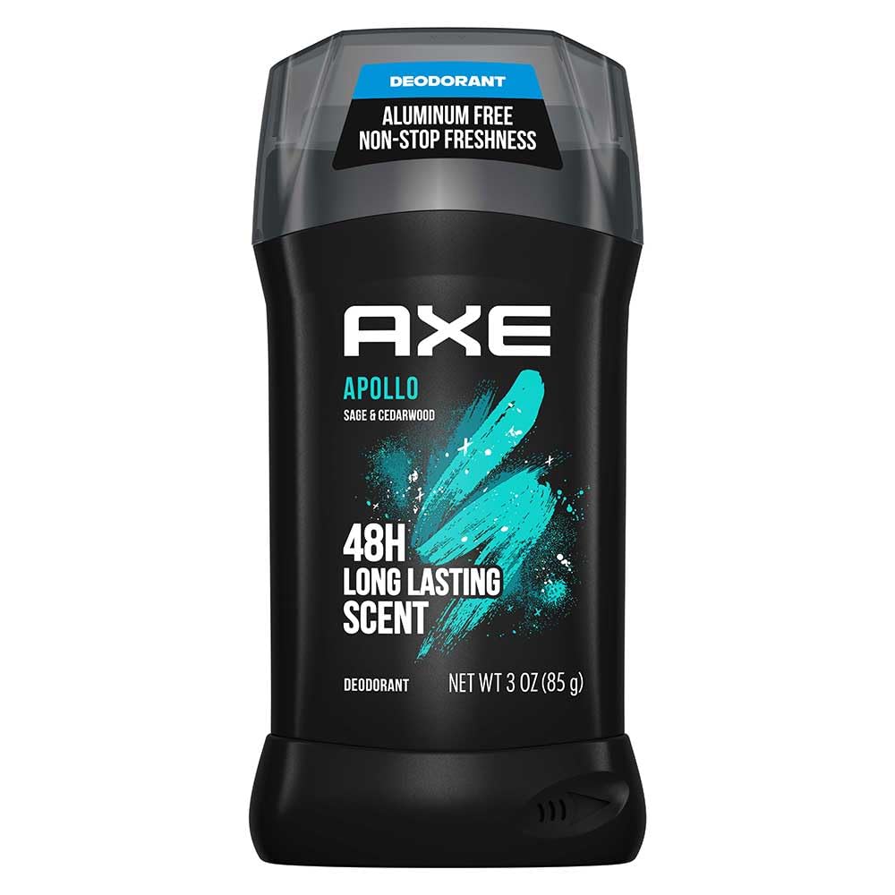 Axe Apollo Fresh Deodorant Stick, 3 oz, Pack of 12
