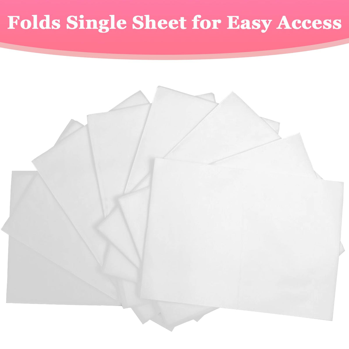 100 Pcs Disposable Waterproof Massage Table Bed Sheets 31.5 x 71 Inch