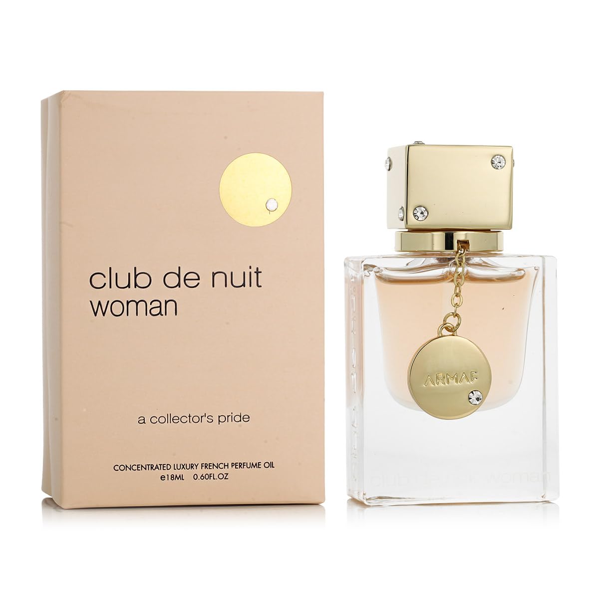 Armaf Club de Nuit Woman Concentrated Perfume Oil, Fruity Floral Woody Musk
