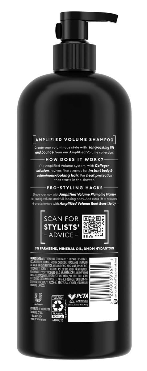 TRESemmé 24 Hour Body Volumizing Shampoo, 28 oz, Pack of 6