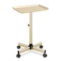 Salon Adjustable Rolling Service Tray Cart with Wheels