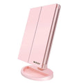 WEILY LED Tri-Fold Makeup Mirror with Magnification