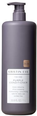 Kristin Ess The One Purple Conditioner for Blonde Hair, 33.8 fl oz
