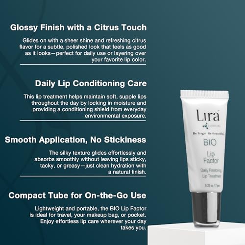 Lira Clinical BIO Lip Factor Lip Balm SPF 15 with Peptides and Vitamins