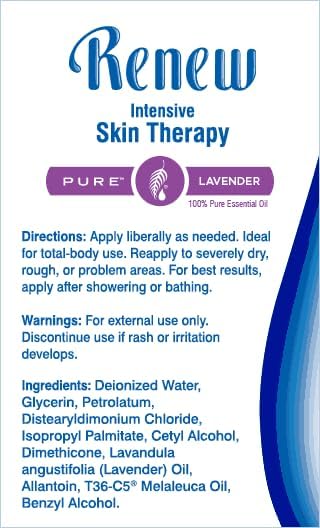 Renew Intensive Skin Therapy Pure Lavender Lotion