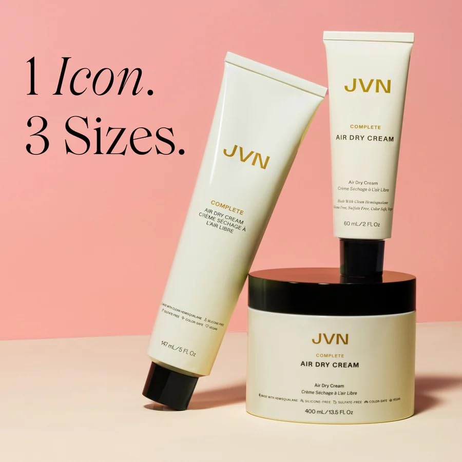 JVN No Heat Complete Air Dry Cream for Natural Hair Texture