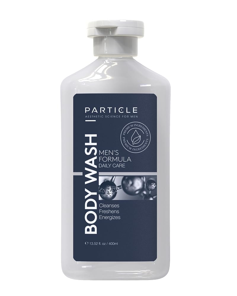 Particle Men’s Body Wash with Dead Sea Minerals, Hydrating Shower Gel, 13.52 fl oz