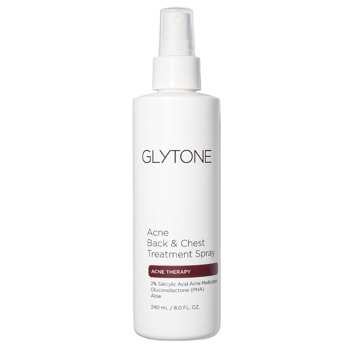 Glytone Chest & Back Acne Treatment Spray with 2% Salicylic Acid