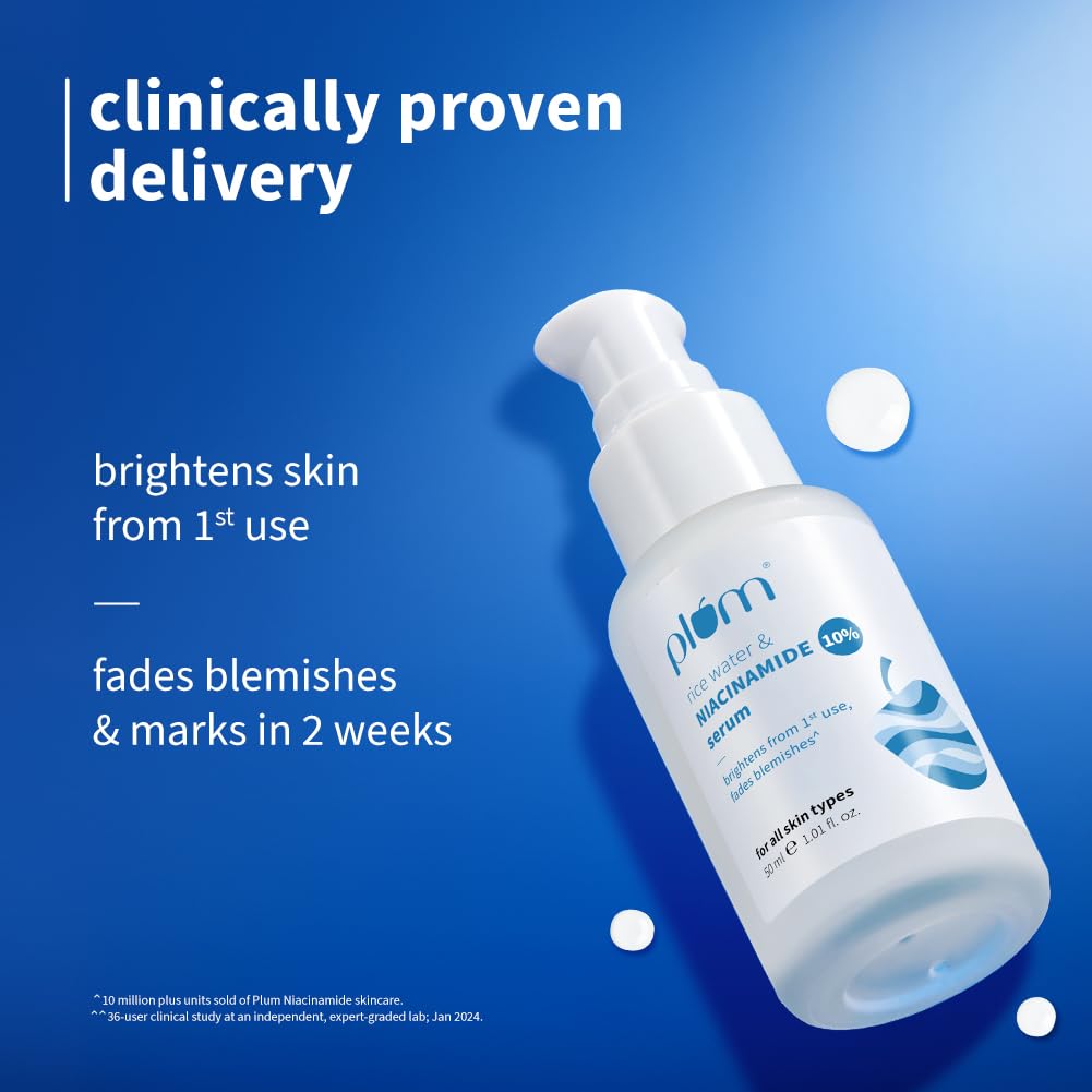 Plum 10% Niacinamide Face Serum with Rice Water