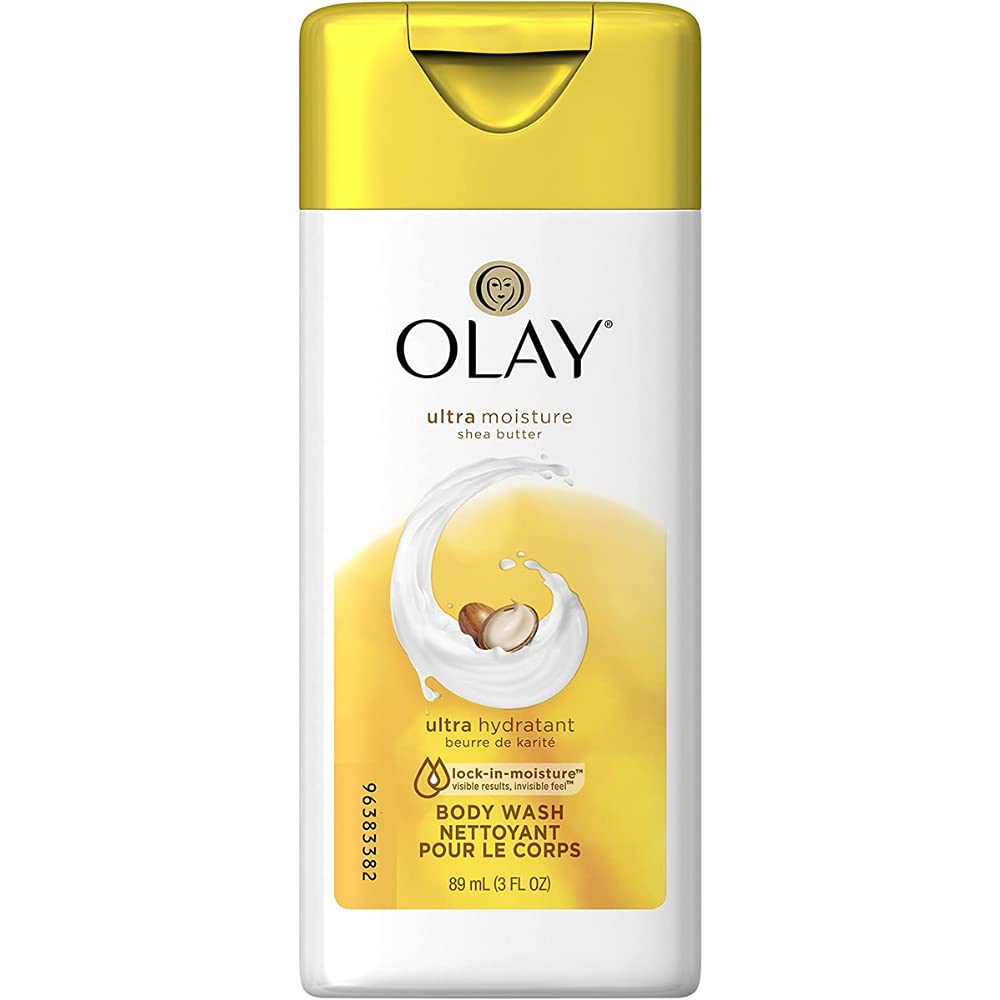 Olay Ultra Moisture Shea Butter Body Wash, Travel Size, 3 oz