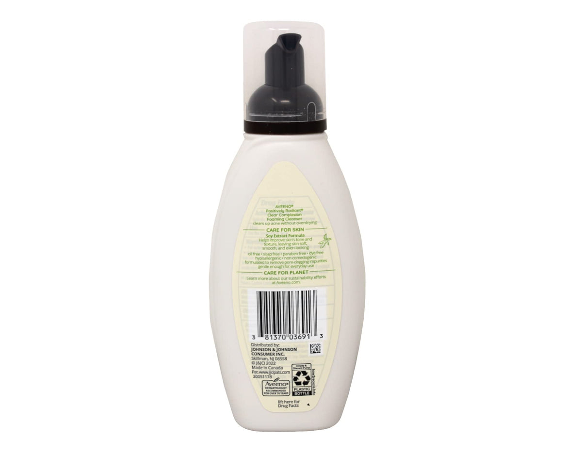 Aveeno Active Naturals Clear Complexion Foaming Cleanser 6 oz Pack of 2