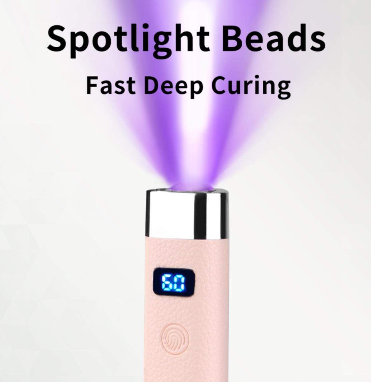 Missshine Cordless UV/LED Nail Lamp for Gel Nails