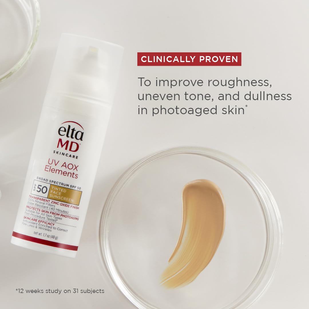 EltaMD UV AOX Elements Tinted Mineral Face Sunscreen SPF 50