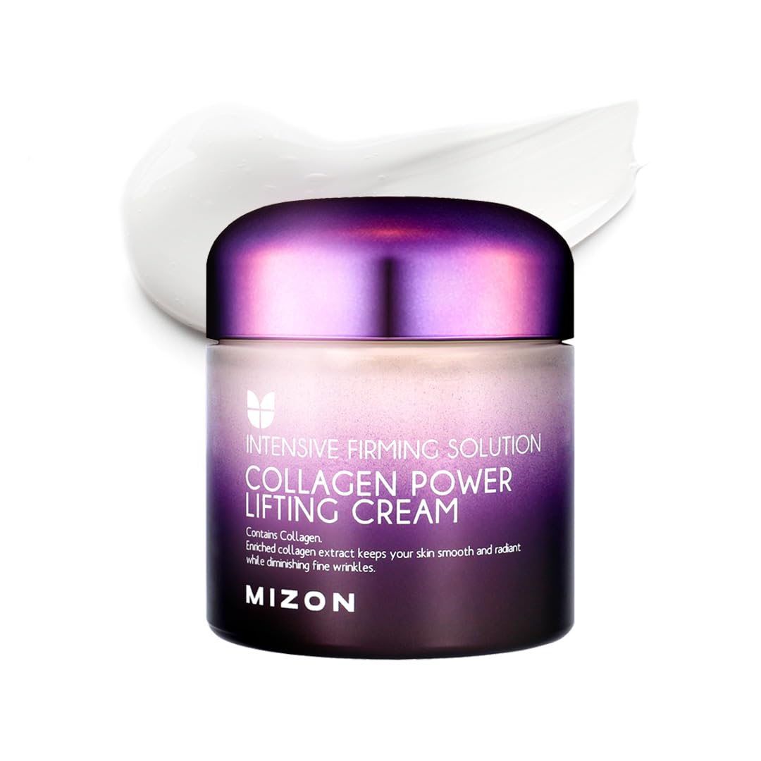 MIZON Marine Collagen Power Lifting Cream with Peptides and Hyaluronic Acid