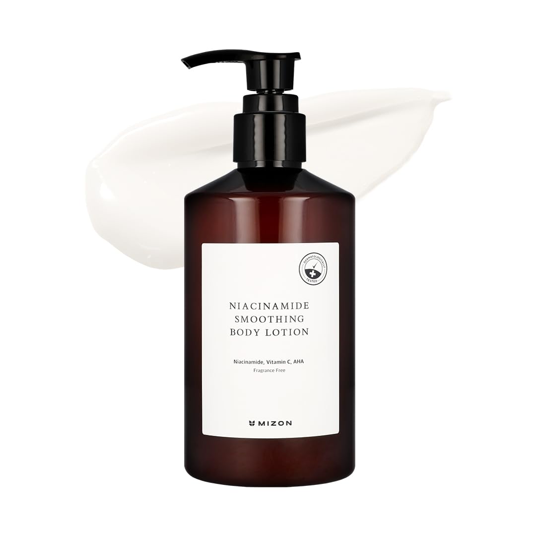 MIZON Niacinamide Smoothing Body Lotion with AHA, Vitamin C & Hyaluronic Acid