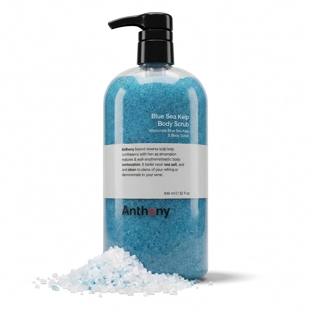 Anthony Exfoliating Body Scrub for Men with Sea Salt and Vitamin C