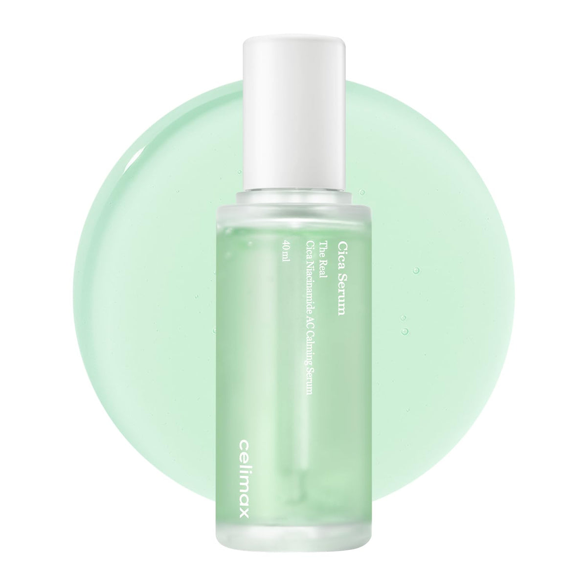 celimax The Real Cica Niacinamide AC Calming Serum with Hyaluronic Acid, 1.35 fl oz
