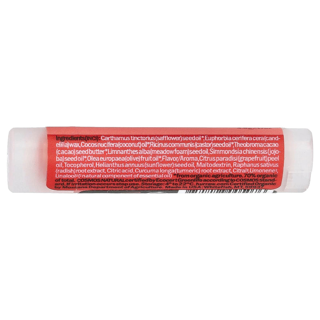 Hurraw! Balm, Lip Balm, Grapefruit, 0.17 oz (4.8 g)