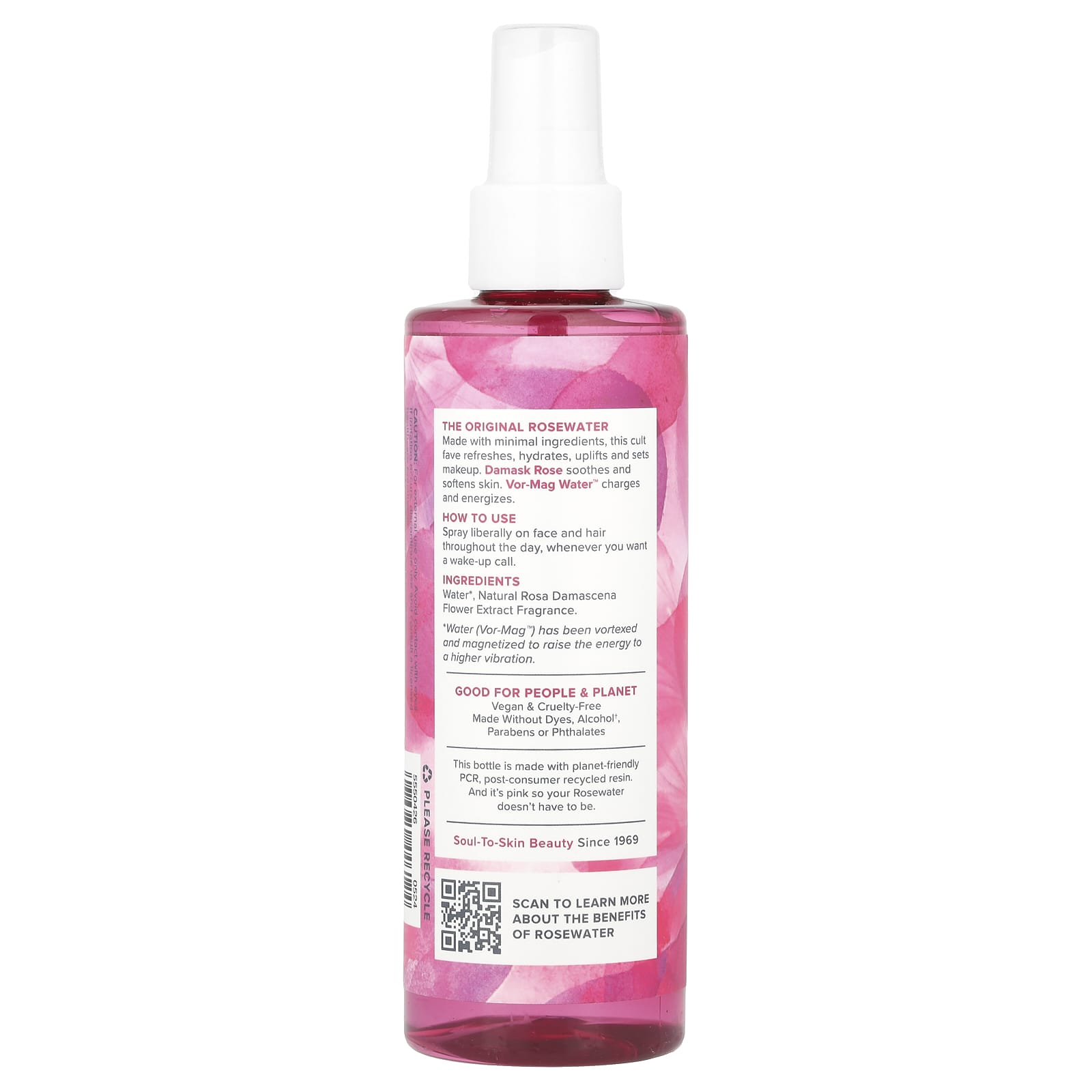 Heritage Store, Rosewater Refreshing Facial Mist, 8 fl oz (237 ml)