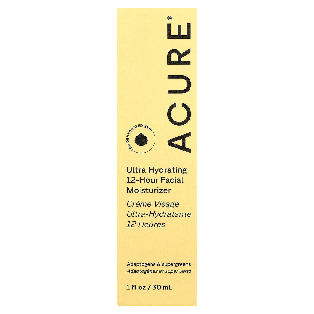 ACURE, Ultra Hydrating, 12 Hour Facial Moisturizer, 1 fl oz (30 ml)