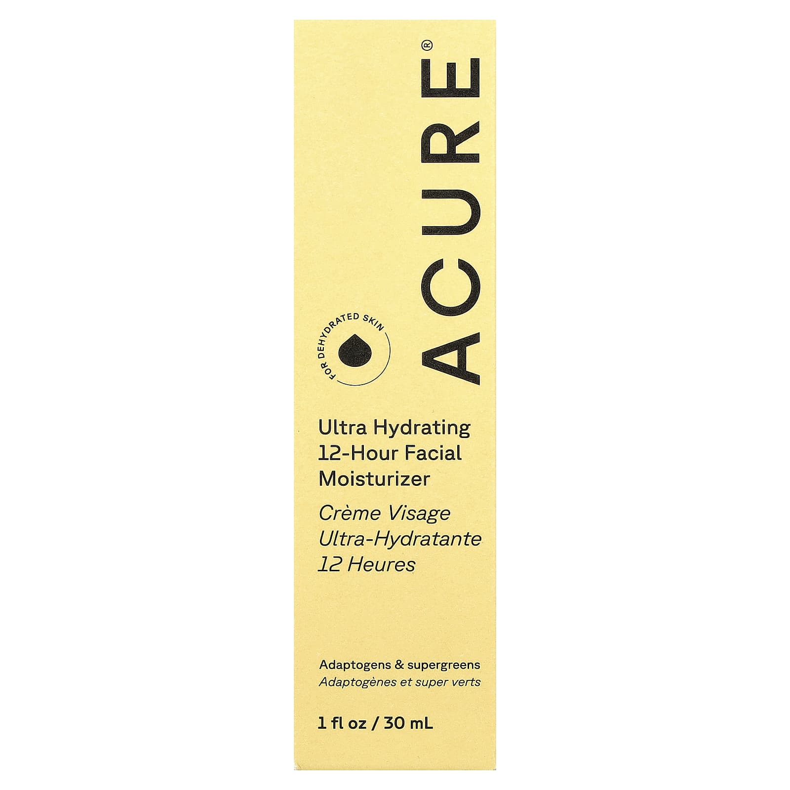 ACURE, Ultra Hydrating, 12 Hour Facial Moisturizer, 1 fl oz (30 ml)