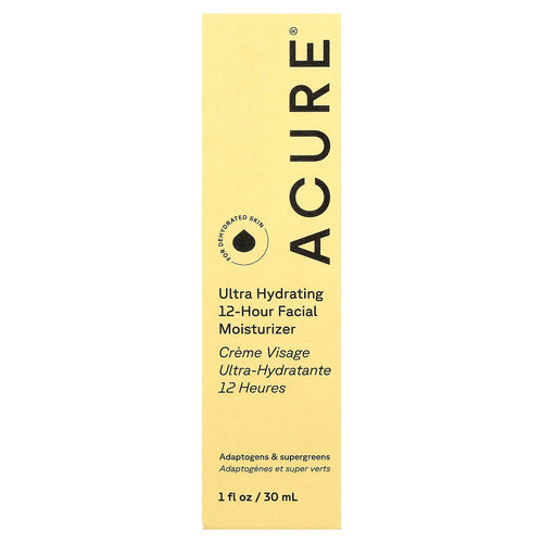 ACURE, Ultra Hydrating, 12 Hour Facial Moisturizer, 1 fl oz (30 ml)