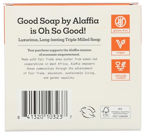 Alaffia Good Soap Fragrance-Free Value Pack, 4 Count
