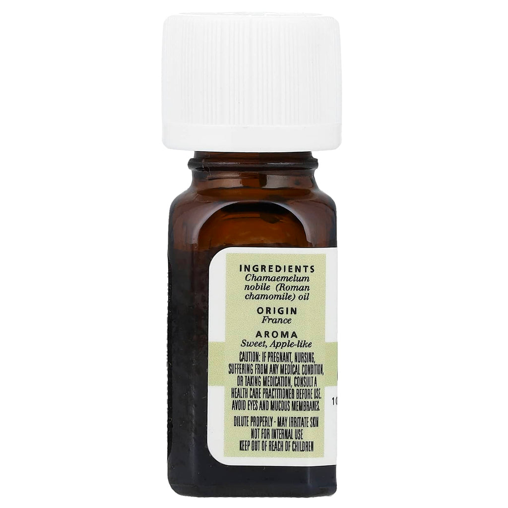 Aura Cacia, 100% Pure Essential Oil, Roman Chamomile, 0.125 fl oz (3.7 ml)