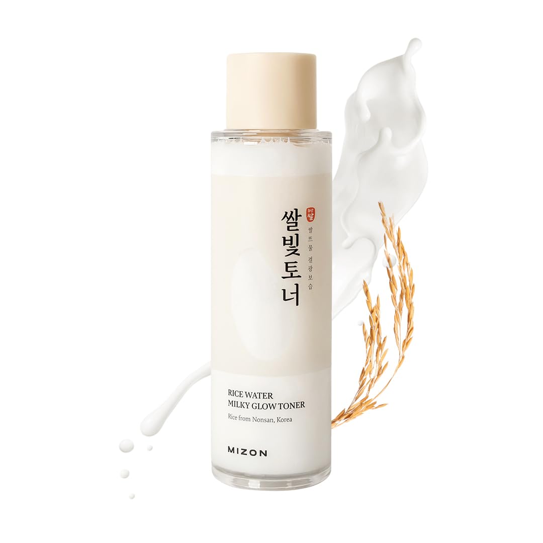 MIZON Rice Water Milky Glow Toner with Niacinamide & Ceramides