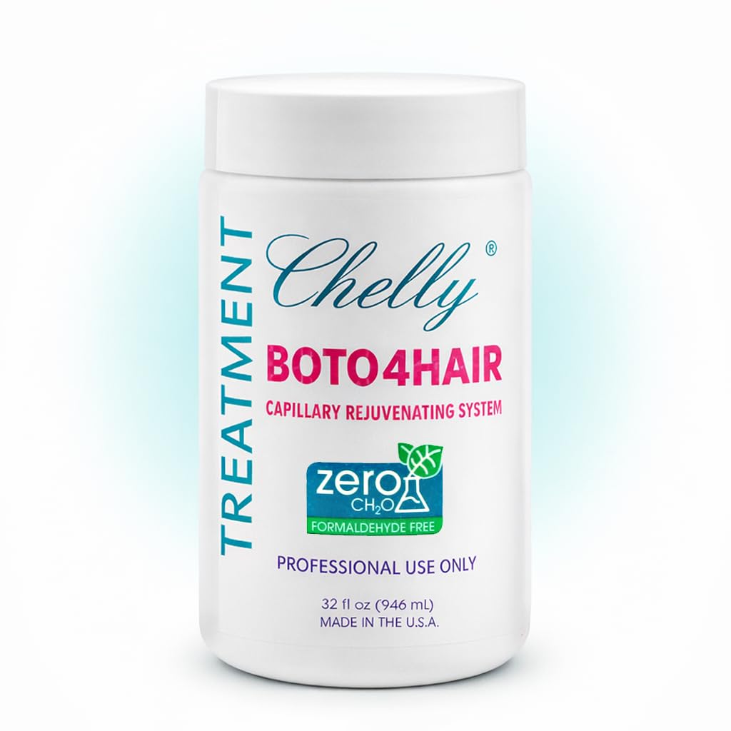 CHELLY Hair Botox Capillary Rejuvenating System, Formaldehyde-Free, 32 Fl Oz