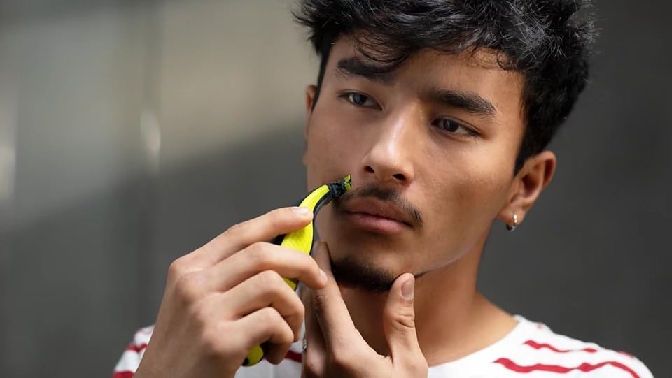 Philips OneBlade Hybrid Face and Body Stubble Trimmer with 4 Lengths