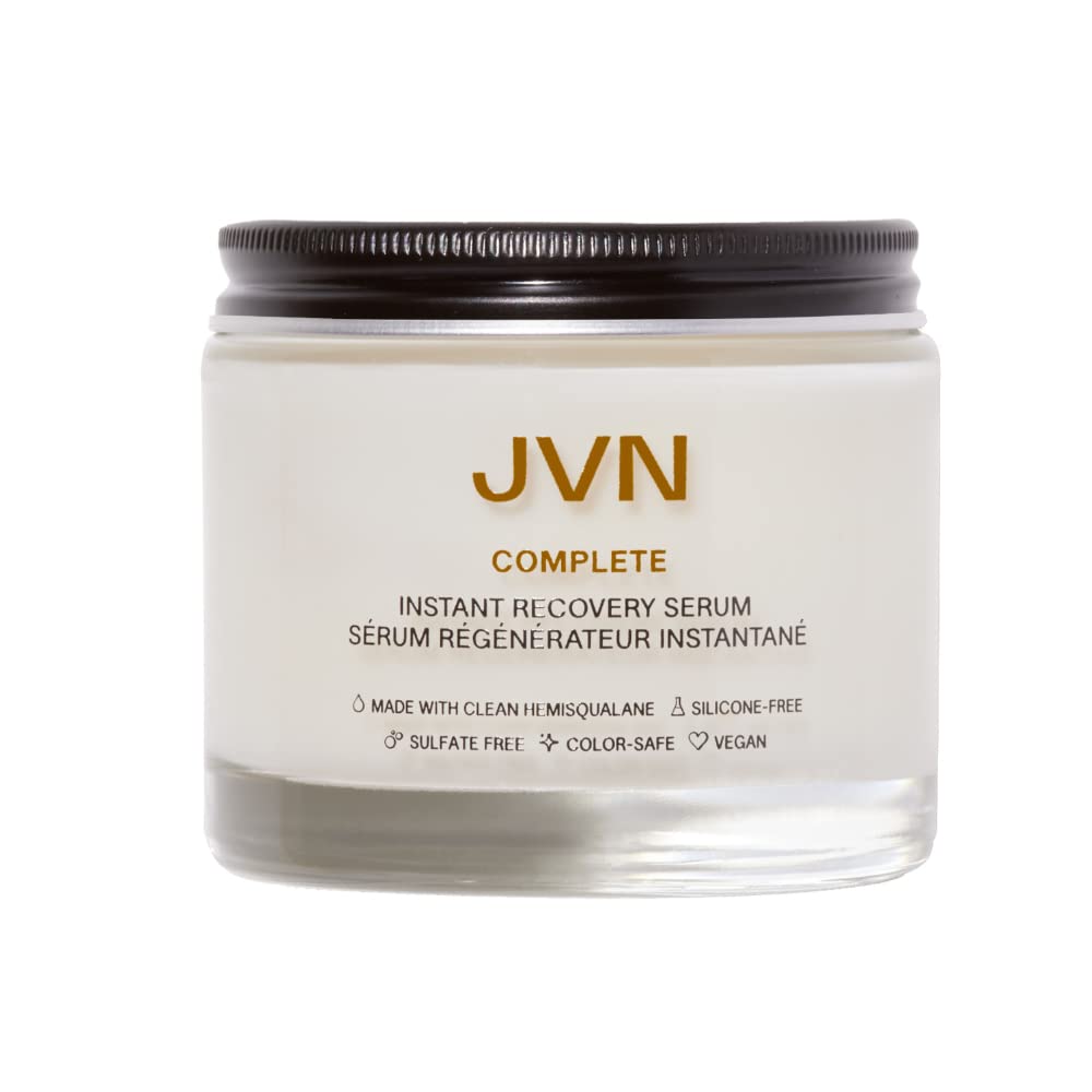 JVN Complete Instant Recovery Hair Serum with Heat Protection, 3.4 Fl Oz