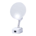 Floxite FL-615-2 15X Lighted Magnifying Travel Mirror