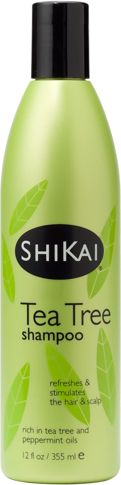 ShiKai Tea Tree & Peppermint Shampoo, 12 oz, Pack of 2