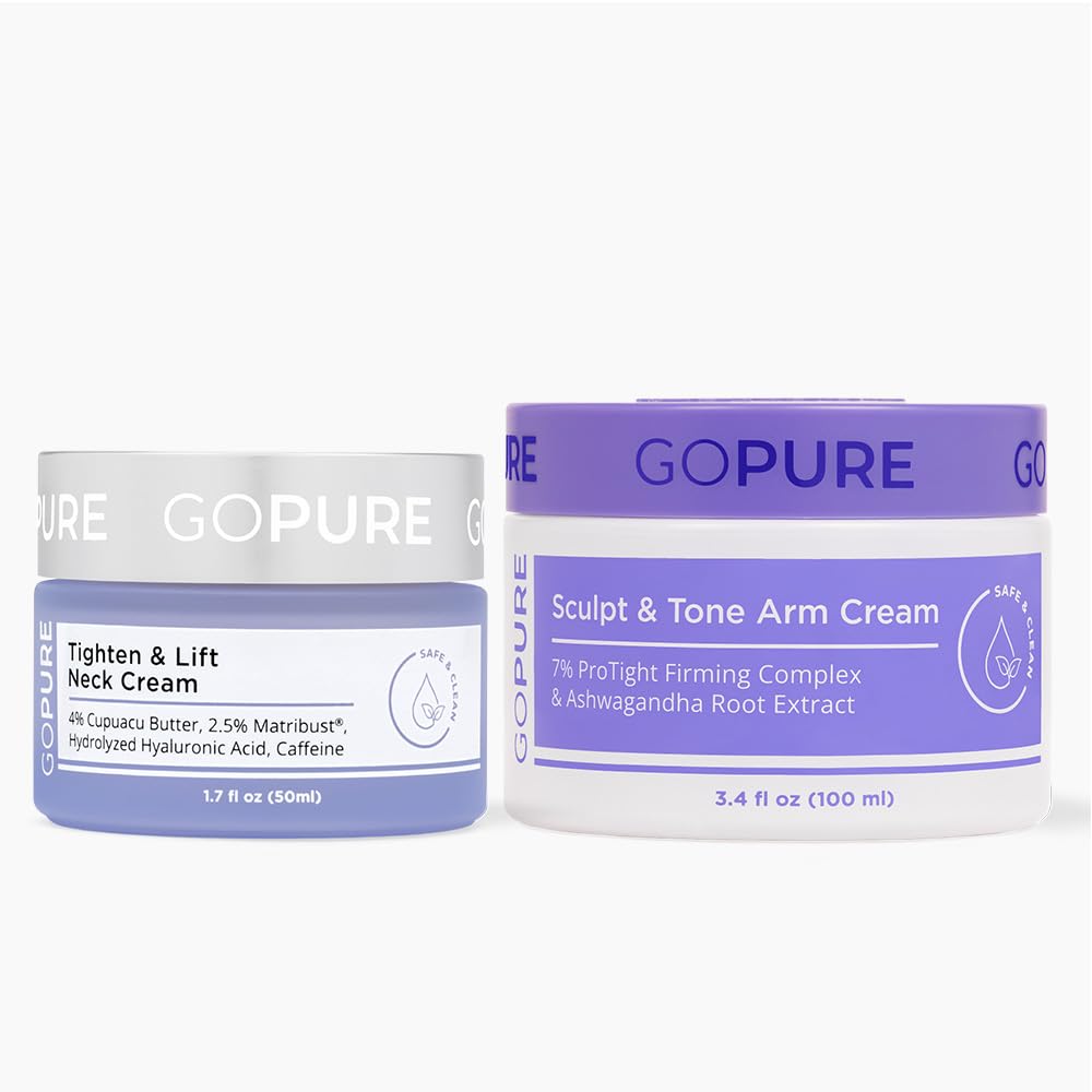 goPure Sculpting Duo Set Neck Firming Cream and Arm Sculpting Cream