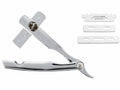 Irving Barber Company Chrome Straight Razor with Multi-Blade Compatibility