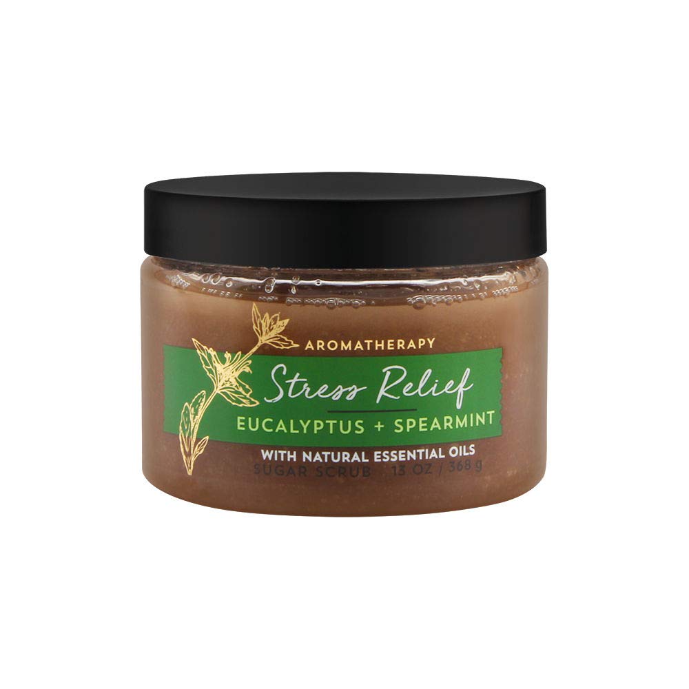 Bath & Body Works Eucalyptus Spearmint Stress Relief Sugar Body Scrub, 13 oz