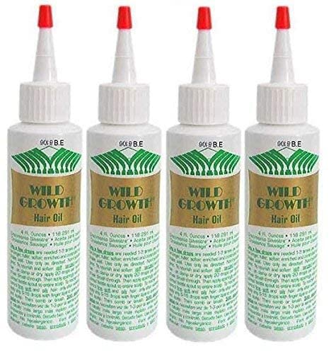 Wild Growth Hair Oil 4 oz Bottles, 4 Pack