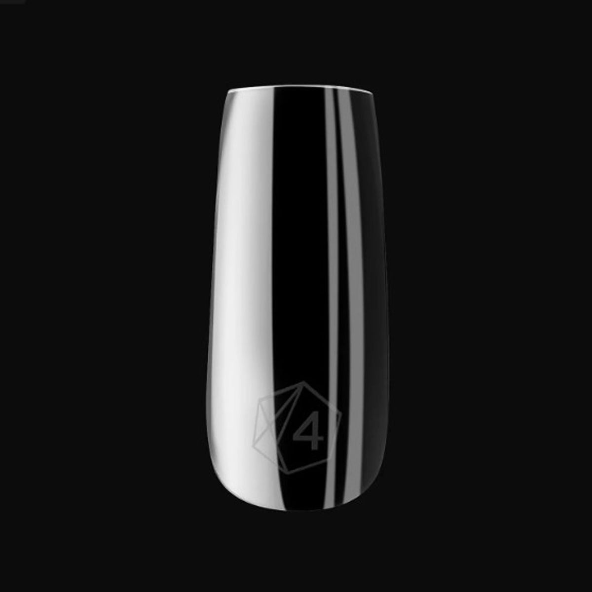 Aprés Gel-X Nail Tips Refills, Clear Sculpted Square Medium, 500 Count