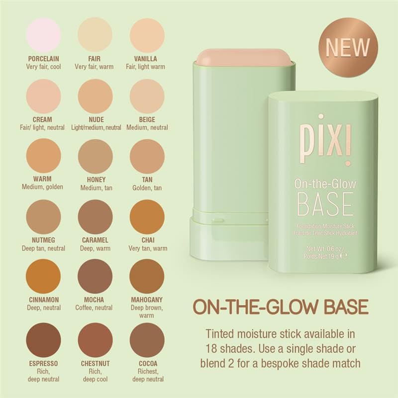 Pixi Beauty On-the-Glow Base Tinted Moisturizer Foundation Stick
