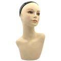 17-Inch Female Mannequin Head Form with Eyelashes, Lips and Tripod Mount