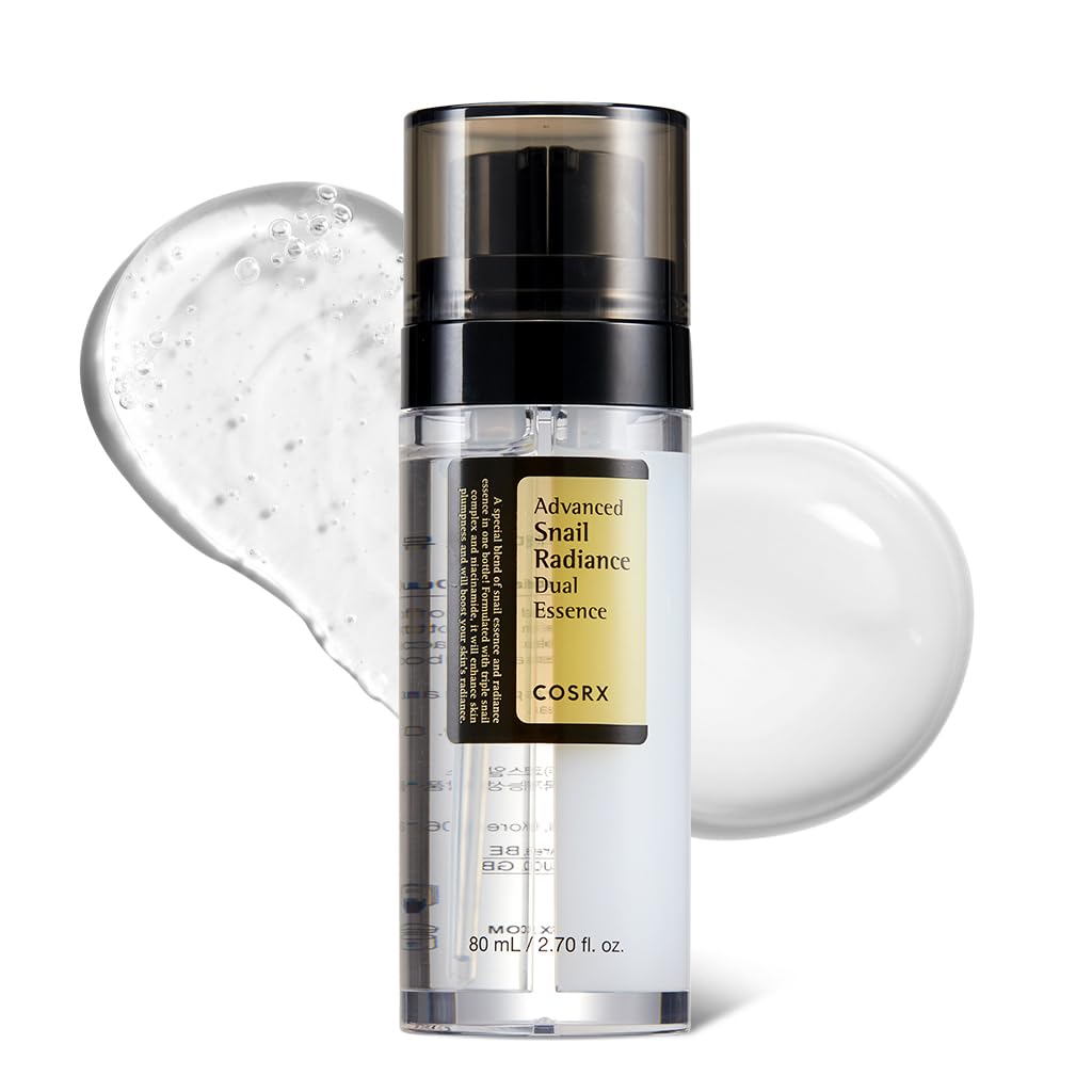 COSRX Advanced Snail Radiance Dual Essence Face Serum, 2.7 oz