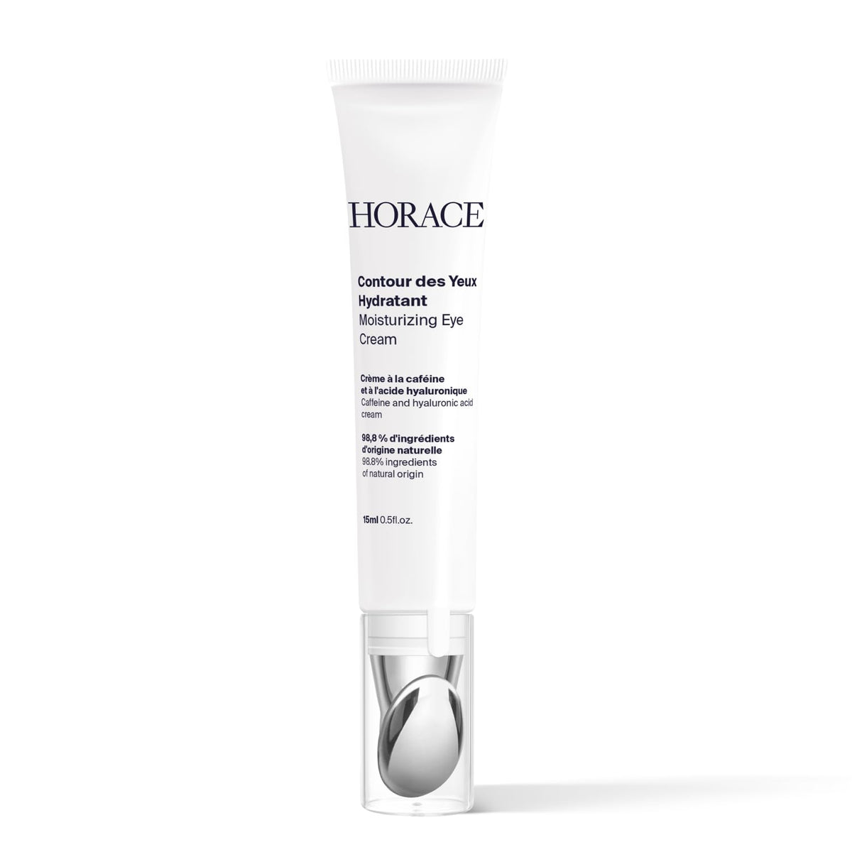 HORACE Under-Eye Moisturizer for Men, Anti-Fatigue Eye Cream, Unscented, 15ml